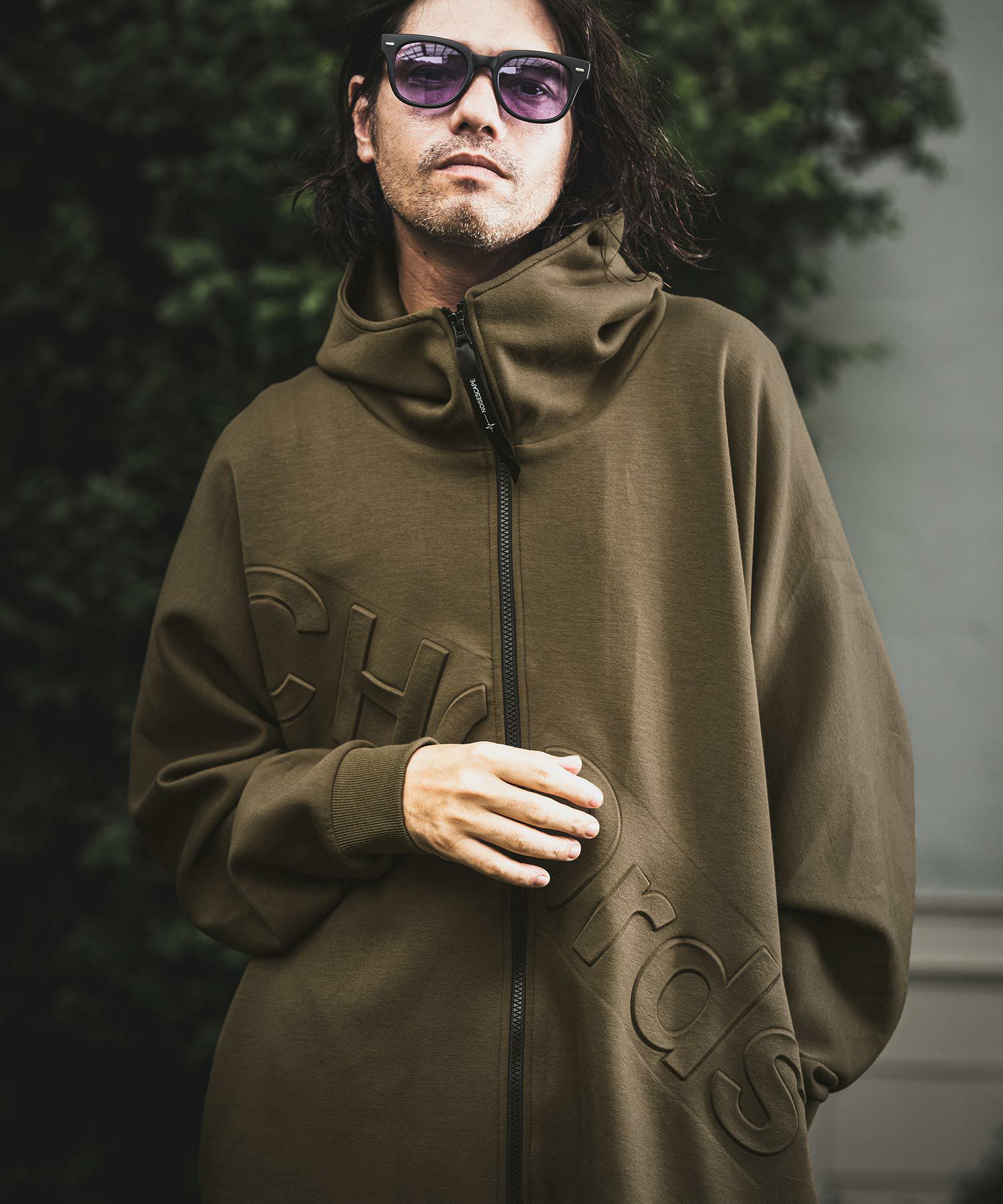 70%OFF【NOISESCAPE(ノイズスケープ)】Double knit material zip