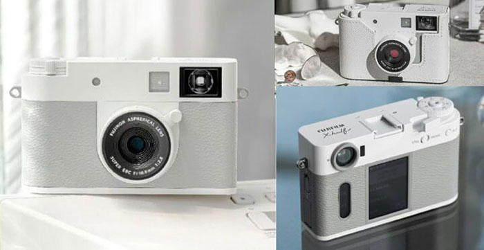 富士フイルム「X Half」のホワイトエディションが、海外で発表された