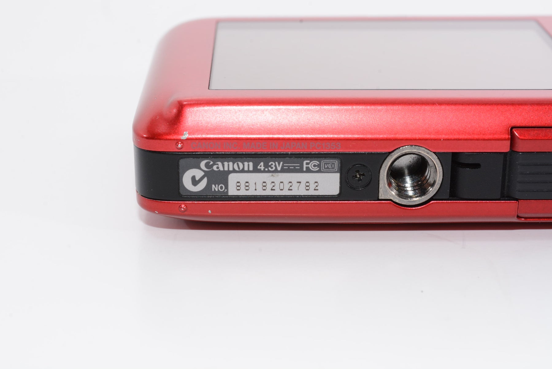 外観並級】Canon デジタルカメラ IXY DIGITAL (イクシ) 210 IS レッド