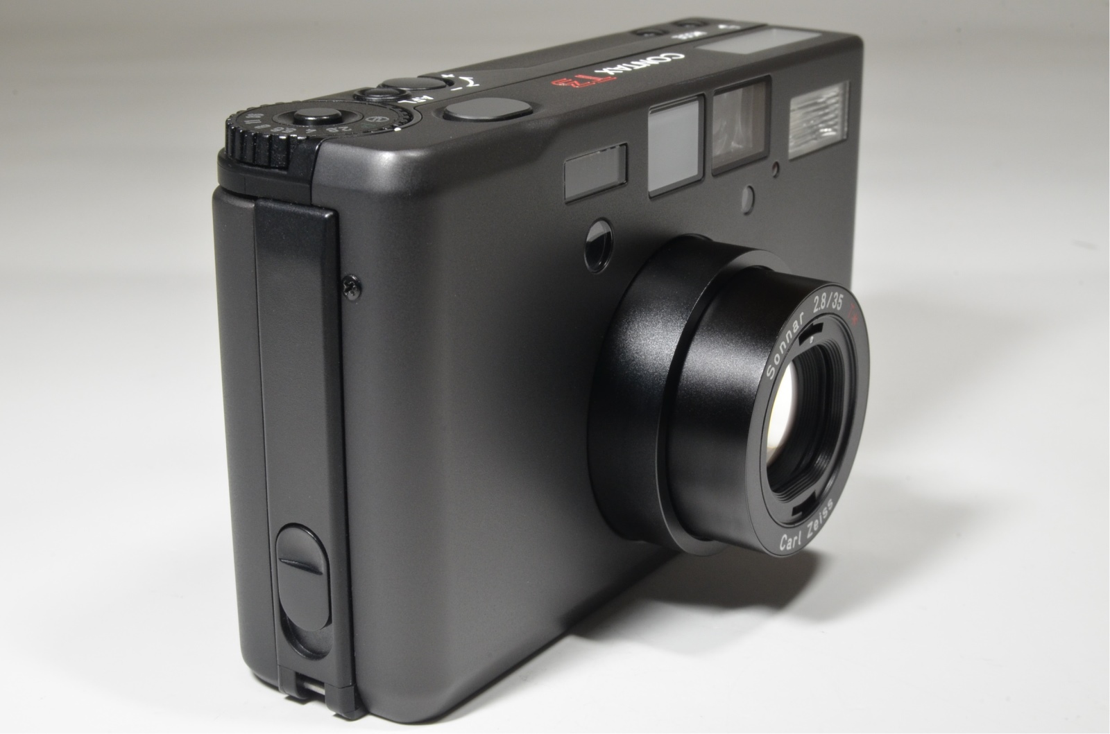 CONTAX T3 Data Back Titanium BLACK 35mm P&S Film Camera #a0466