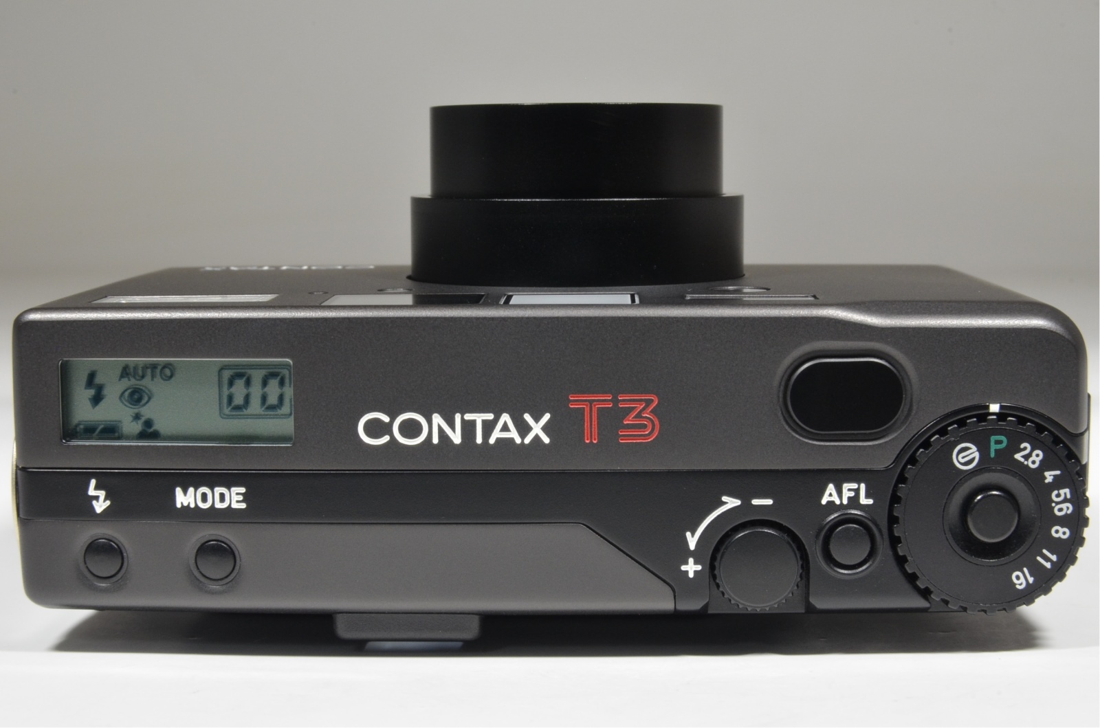 CONTAX T3 Data Back Titanium BLACK 35mm P&S Film Camera #a0466
