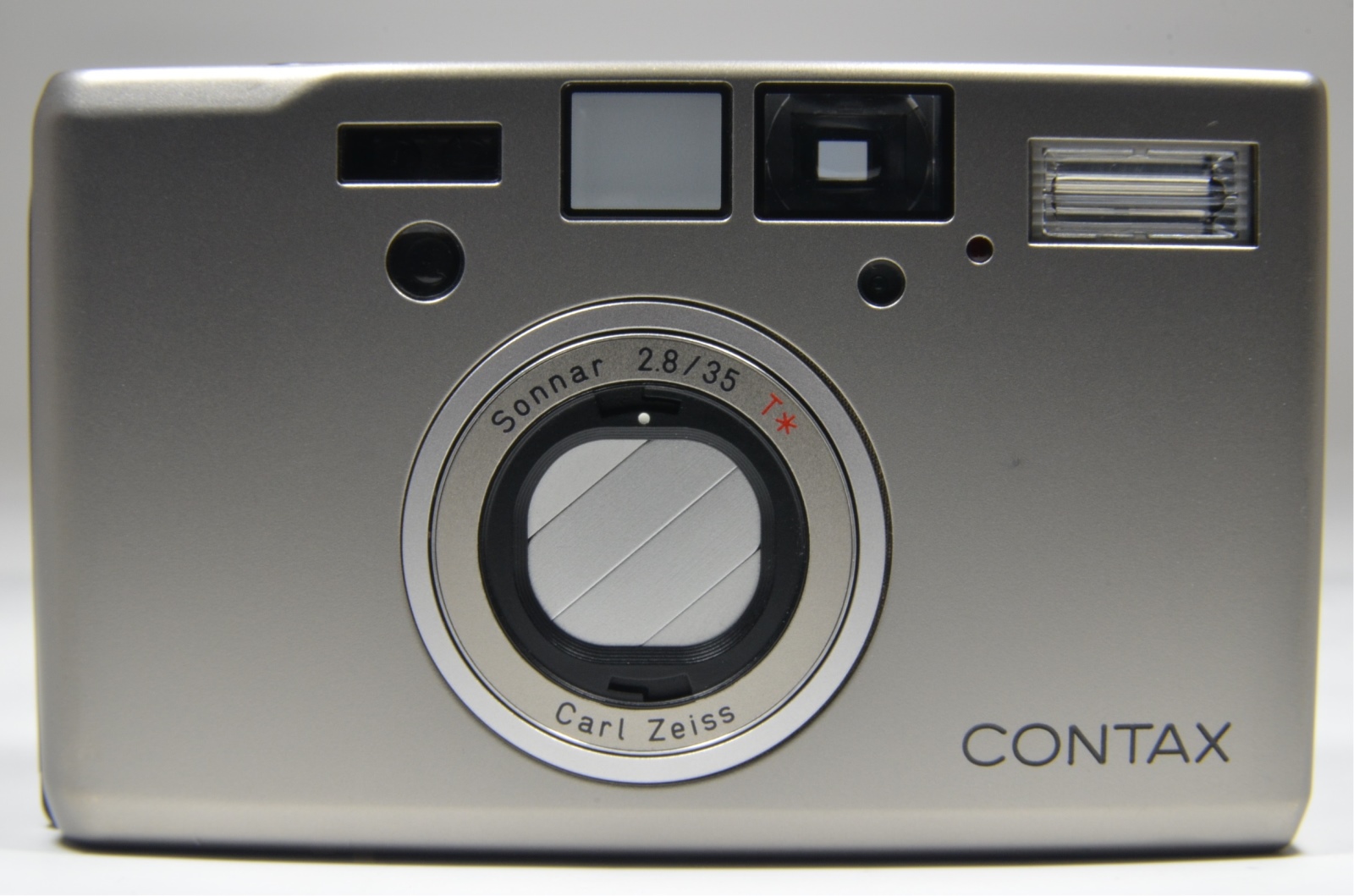 CONTAX T3 Data Back with Adapter, Filter and Lens Hood #a0655