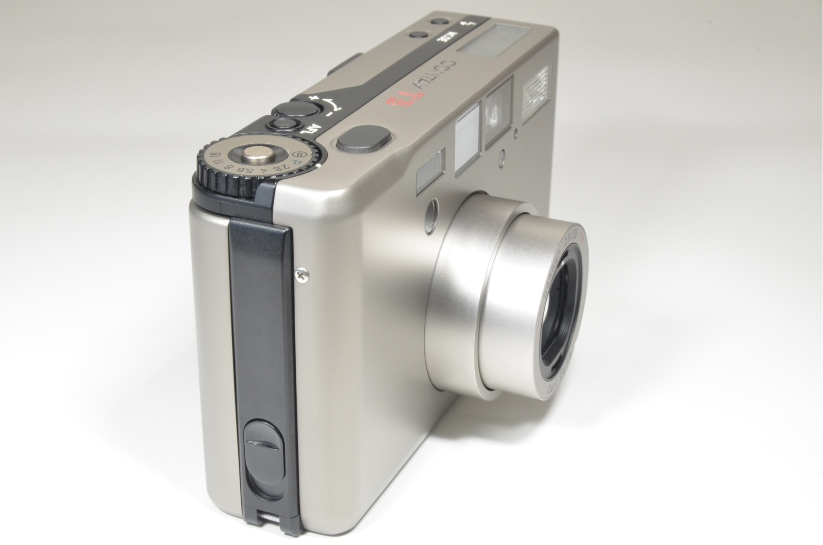 CONTAX T3 Silver 'double teeth' Point & Shoot 35mm Film Camera