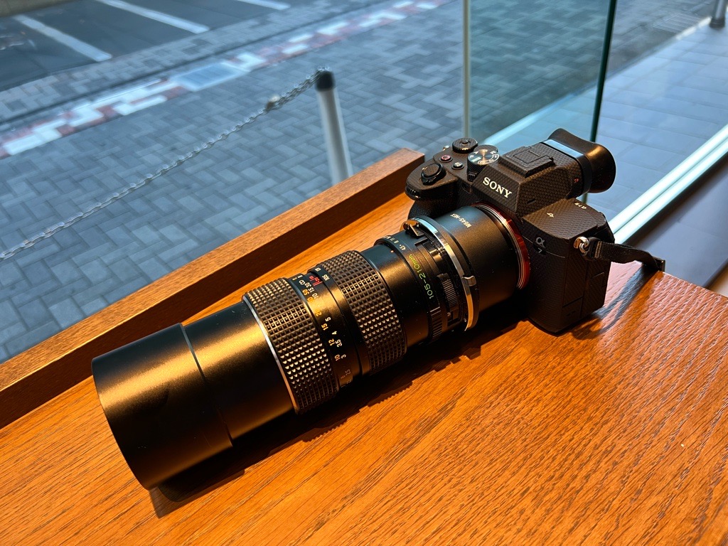 M645の中判レンズを35mm一眼で。Mamiya-sekor ZOOM ULD C 105-210mm F4