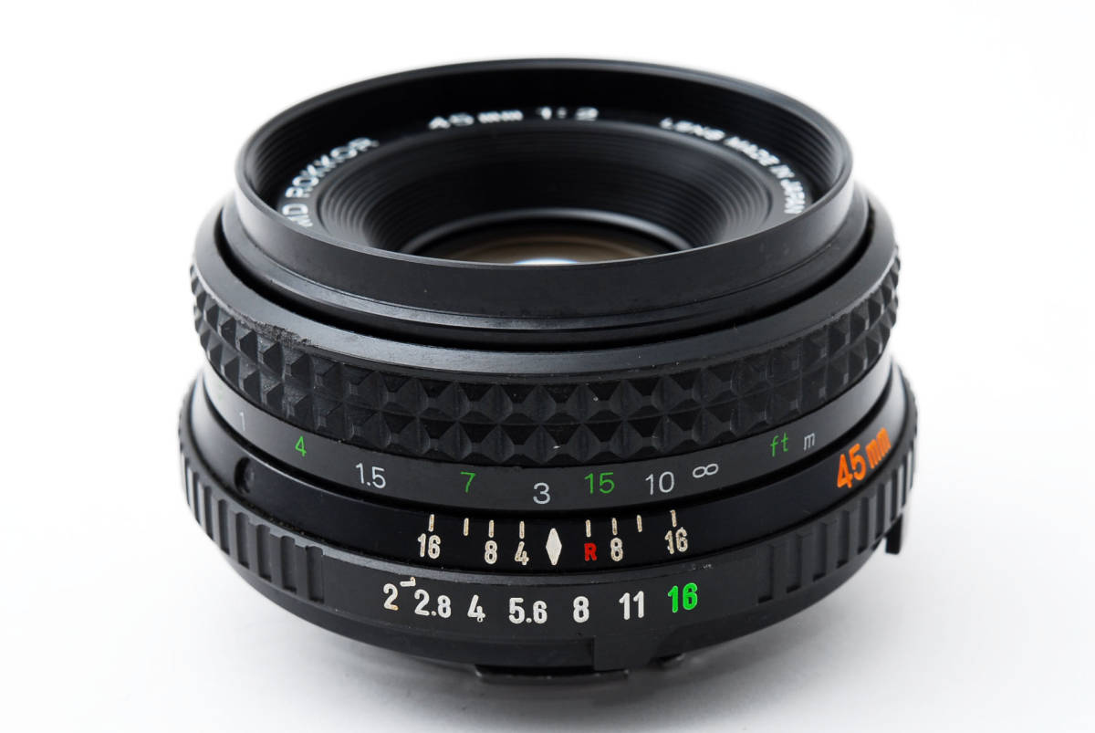 ミノルタ MD ROKKOR 45mm F2 の仕様・スペック | かめらとデータベース