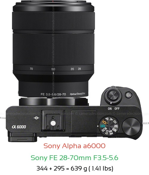 Sony A6000 Camera and Sony FE 28-70mm F3.5-5.6 Lens