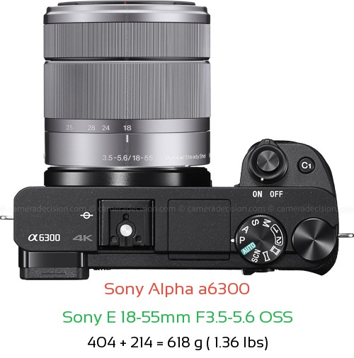 Sony A6300 Camera and Sony E 18-55mm F3.5-5.6 OSS Lens