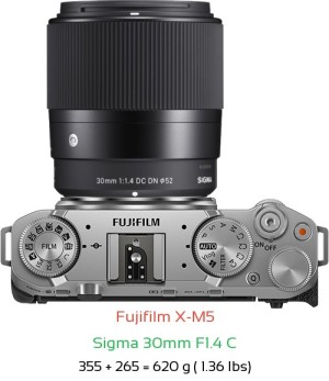Fujifilm X-M5 Camera and Fujifilm 35mm F1.4 R Lens