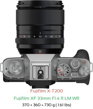 Fujifilm X-T200 Camera and Fujifilm 18-55mm F2.8-4 R LM OIS Lens