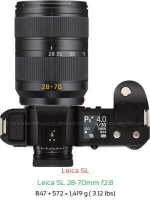 Leica SL Camera and Sigma 28-70mm F2.8 DG DN C Lens