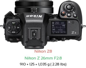 Nikon Z8 Camera and Nikon Z 28mm F2.8 Lens