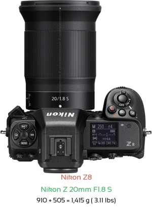 Nikon Z8 Camera and Nikon Z 28mm F2.8 Lens