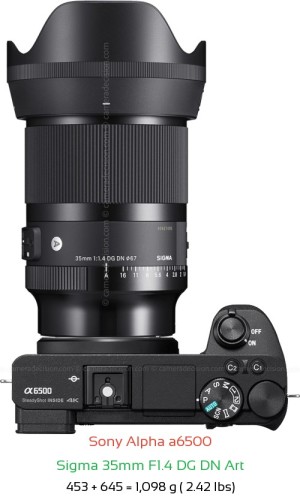 Sony A6500 Camera and Sigma 30mm F1.4 C Lens