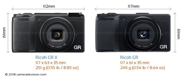 Ricoh GR II vs GR Comparison: What is new and is it worth upgrading?
