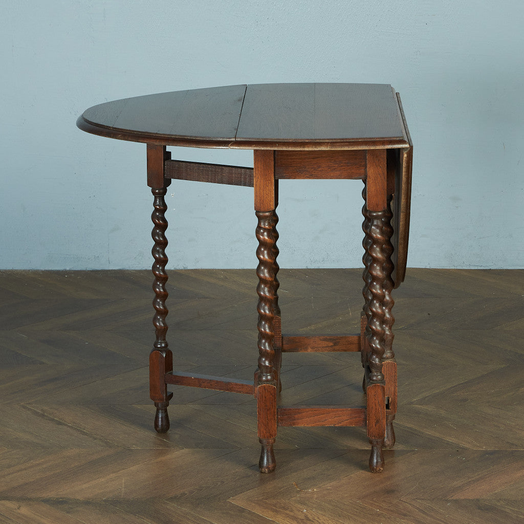 英国アンティーク ドロップリーフ ゲートレッグテーブル #80312