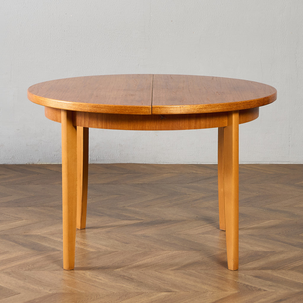 旧東ドイツ ヴィンテージ エクステンション ラウンド ダイニング