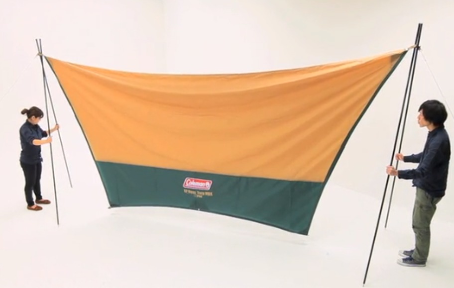 初心者でもラクラク設営】コールマンXPヘキサタープをレビュー