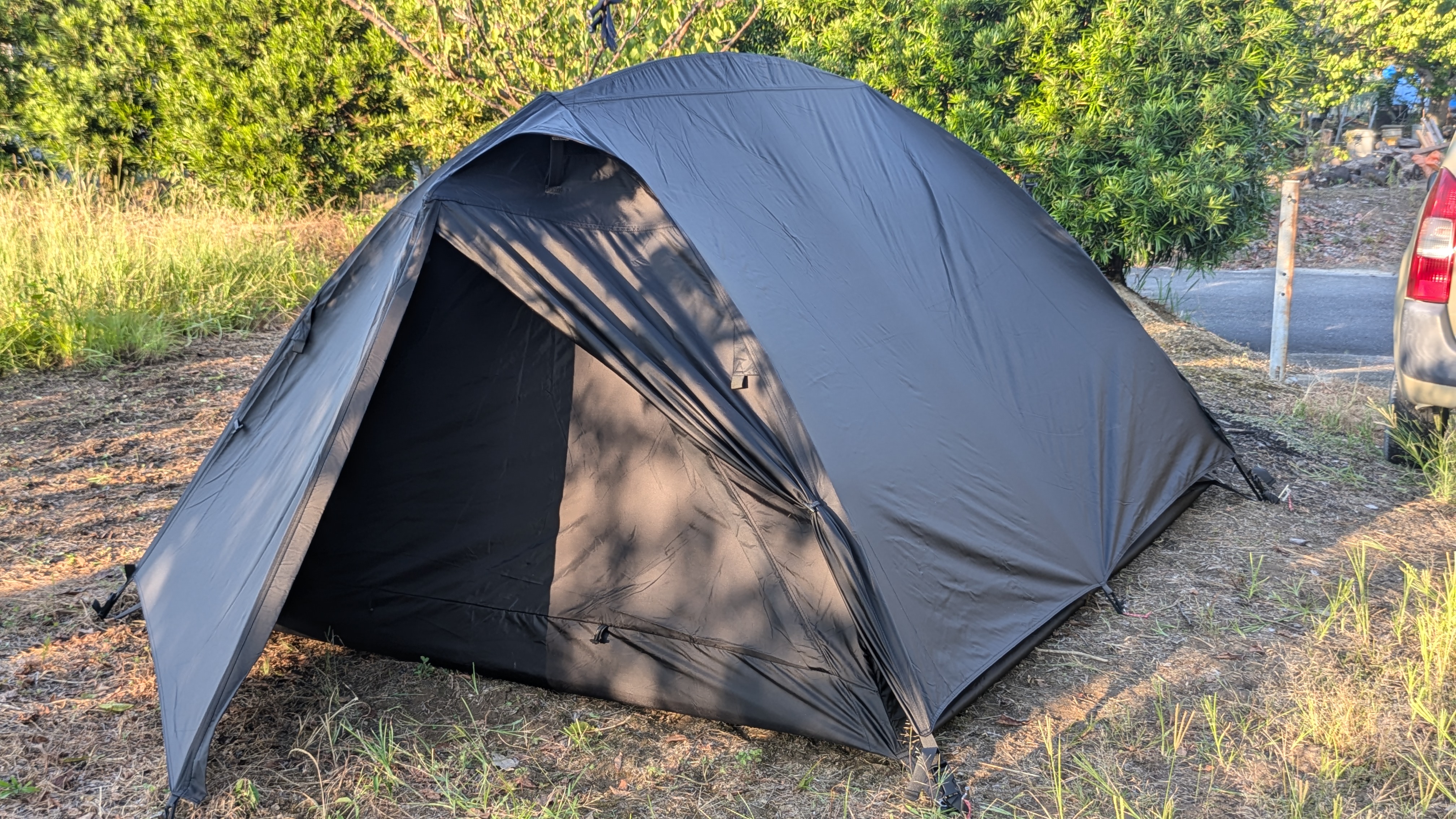 FieldSAHARA】漆黒のブラックテント「ナイトルームシェル」徹底