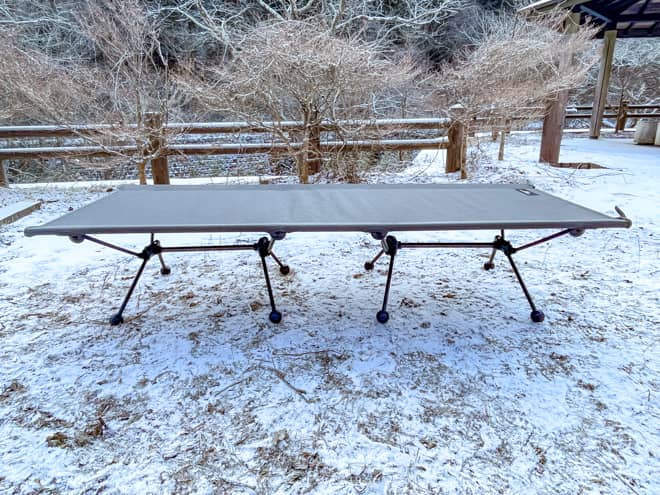 ogawaの2WAYコットは切り替え可能！ハイでもローでも好きなスタイルで