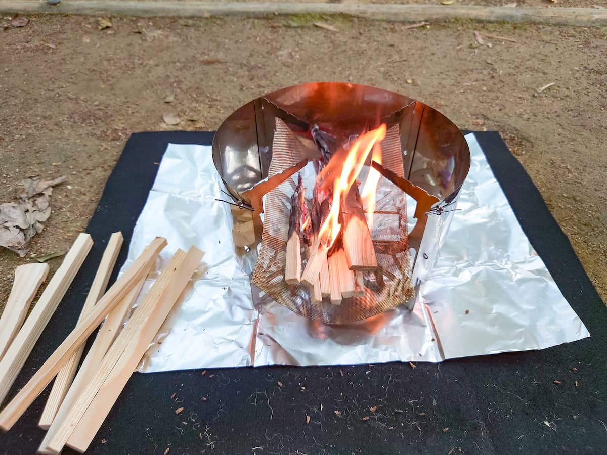 超軽量な焚き火台「RSRネイチャーストーブ」を使ってみたので徹底