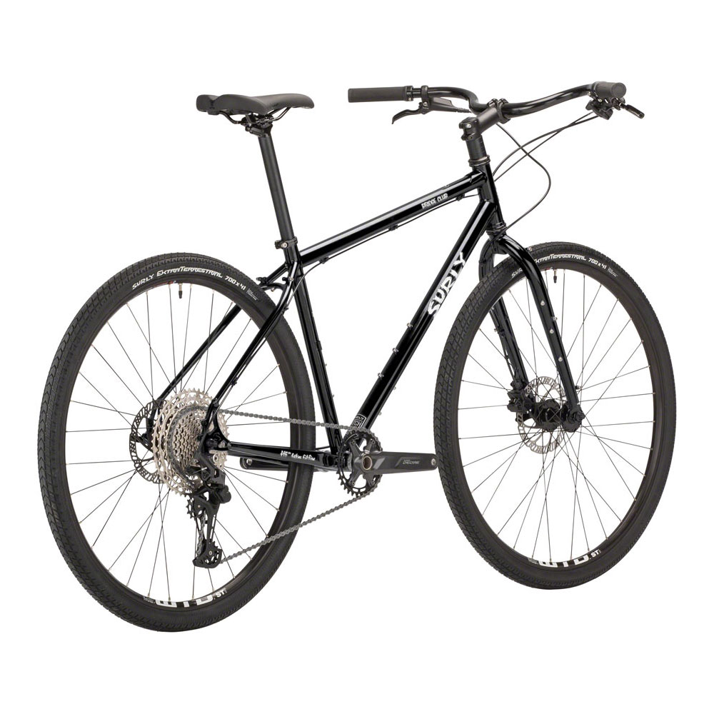 Surly Bridge Club 27.5+ (Dark Black, Majestic Moss