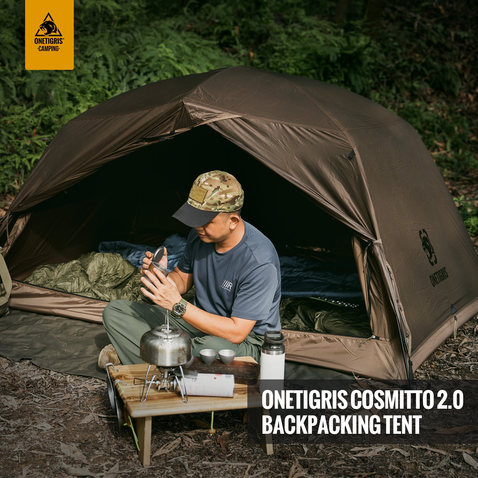 OneTigris COSMITTO Backpacking Tent | 3-Season double tent