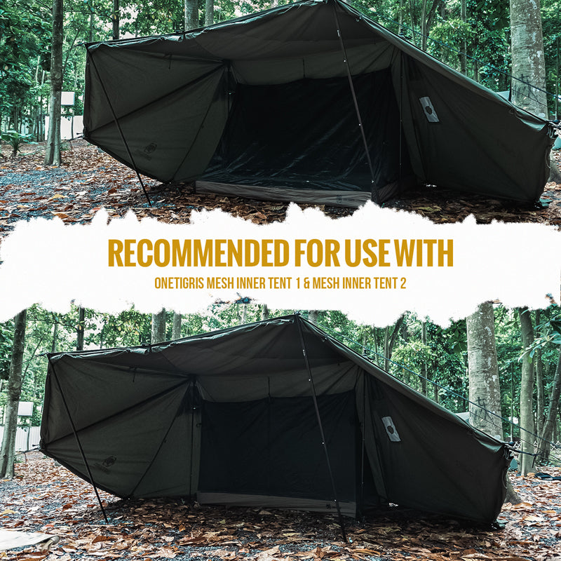 T/C ROC SHIELD Bushcraft Tent | OneTigris – OneTigris Camping