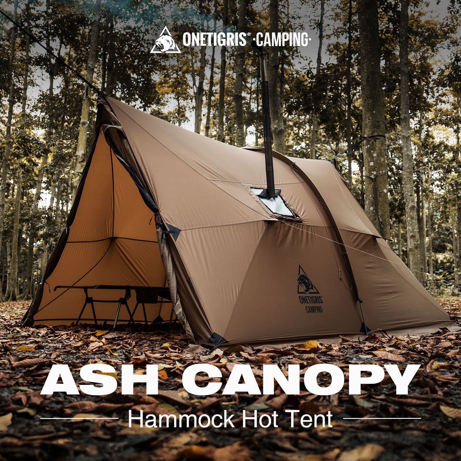 OneTigris ASH CANOPY Hammock Hot Tent – OneTigris Camping