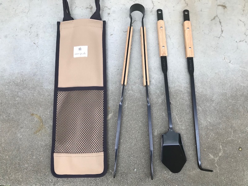 大人の焚き火遊びは道具から snowpeakの焚火ツールセットProをゲット