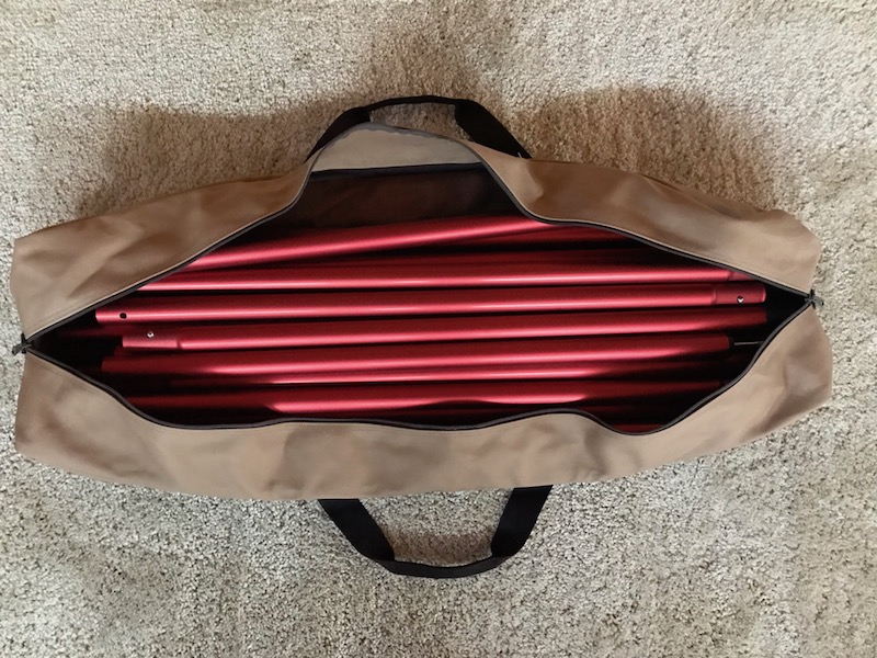 スノーピークのポールキャリングケースは収納力抜群！ 20本以上ポール