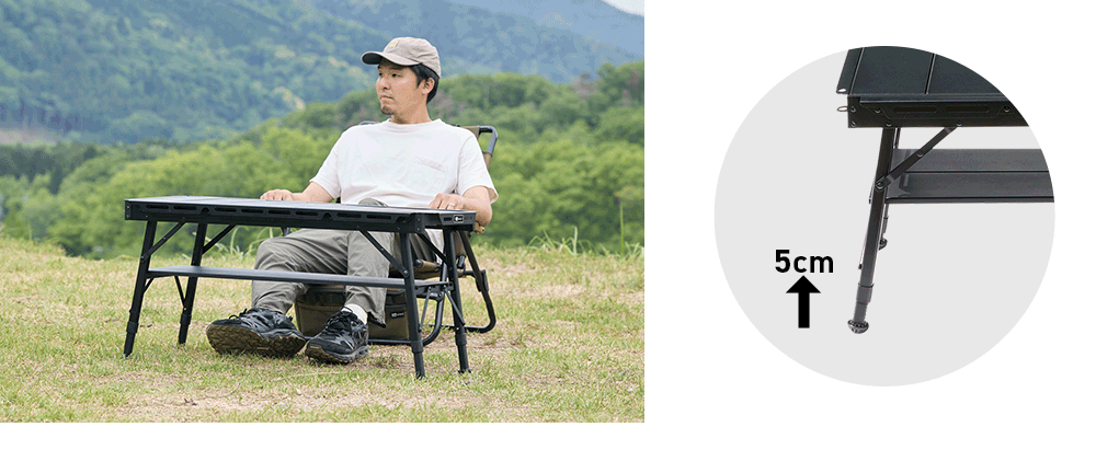WAQからマルチローテーブル「WAQ MULTI IRON TABLE」登場 | キャンプ