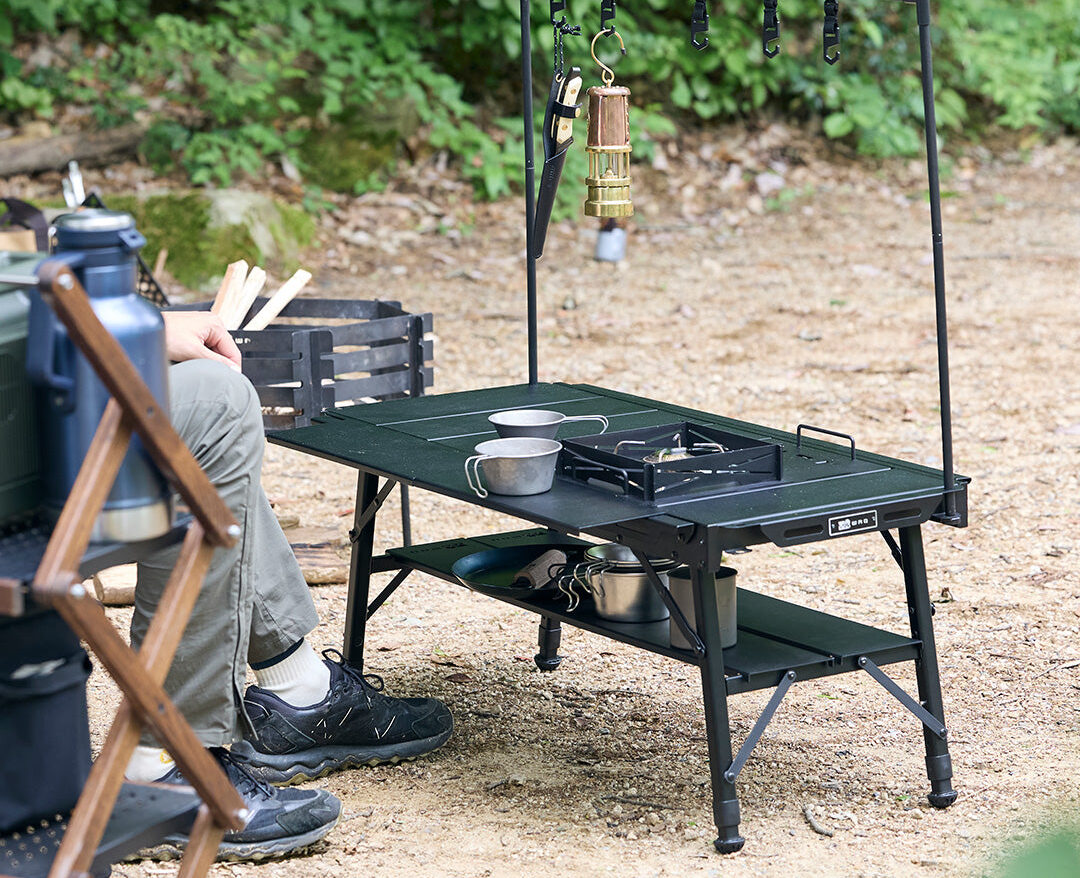 WAQからマルチローテーブル「WAQ MULTI IRON TABLE」登場 | キャンプ