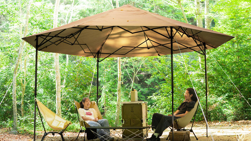 DODから大型自立式タープ「でかキノコタープ」登場 | キャンプレビュー