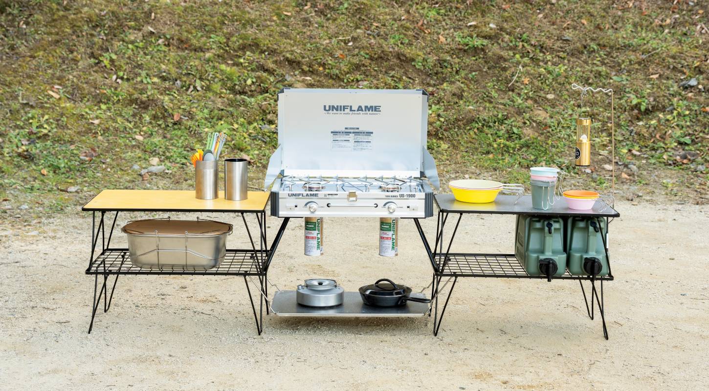 ユニフレーム2025年新商品「フィールドラック システムラック