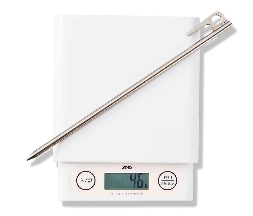 ワークマン2024年秋冬新商品「12本入りチタン合金ペグ 25cm