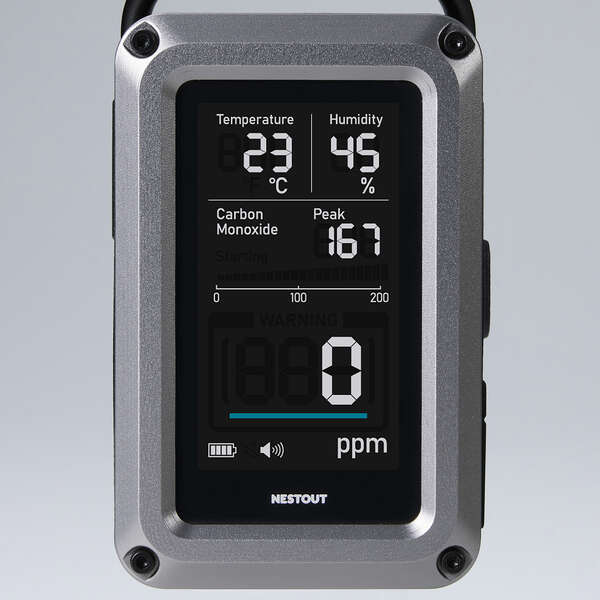 エレコムから「NESTOUT 一酸化炭素アラーム 3in1」登場 | キャンプレビュー
