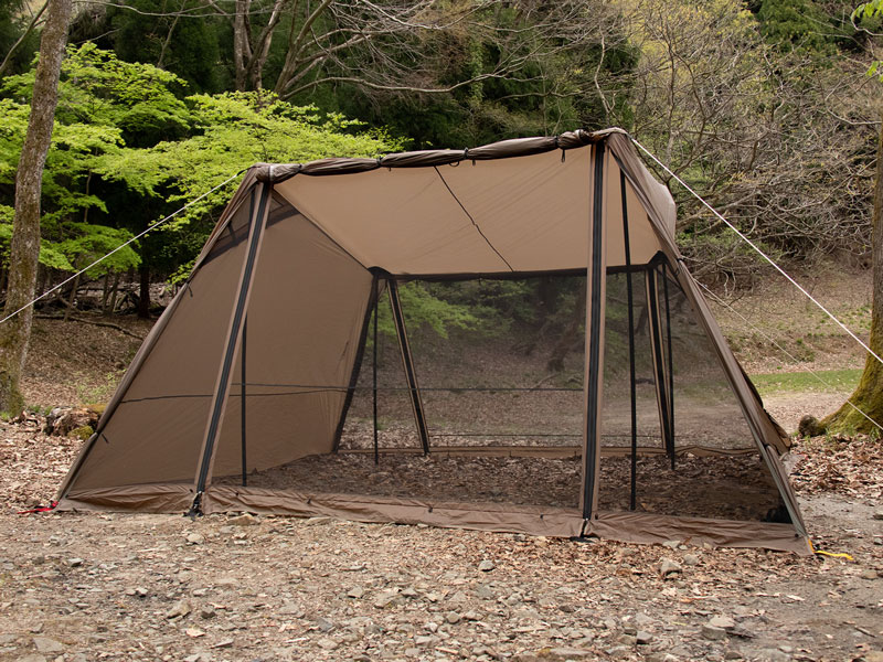 DODから4.2×3.7mのシェルター「ヨンヨンベース」登場 | キャンプレビュー