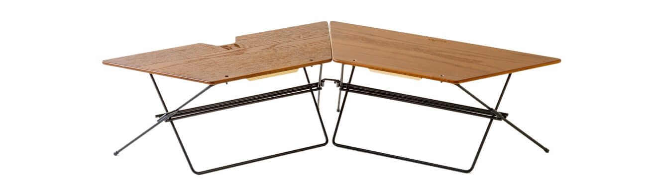 ogawaから変幻自在な六角形型「アーチテーブル」登場 | キャンプレビュー