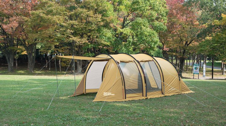 3/22〜】テントファクトリーのフォーシーズントンネル2ルームテント