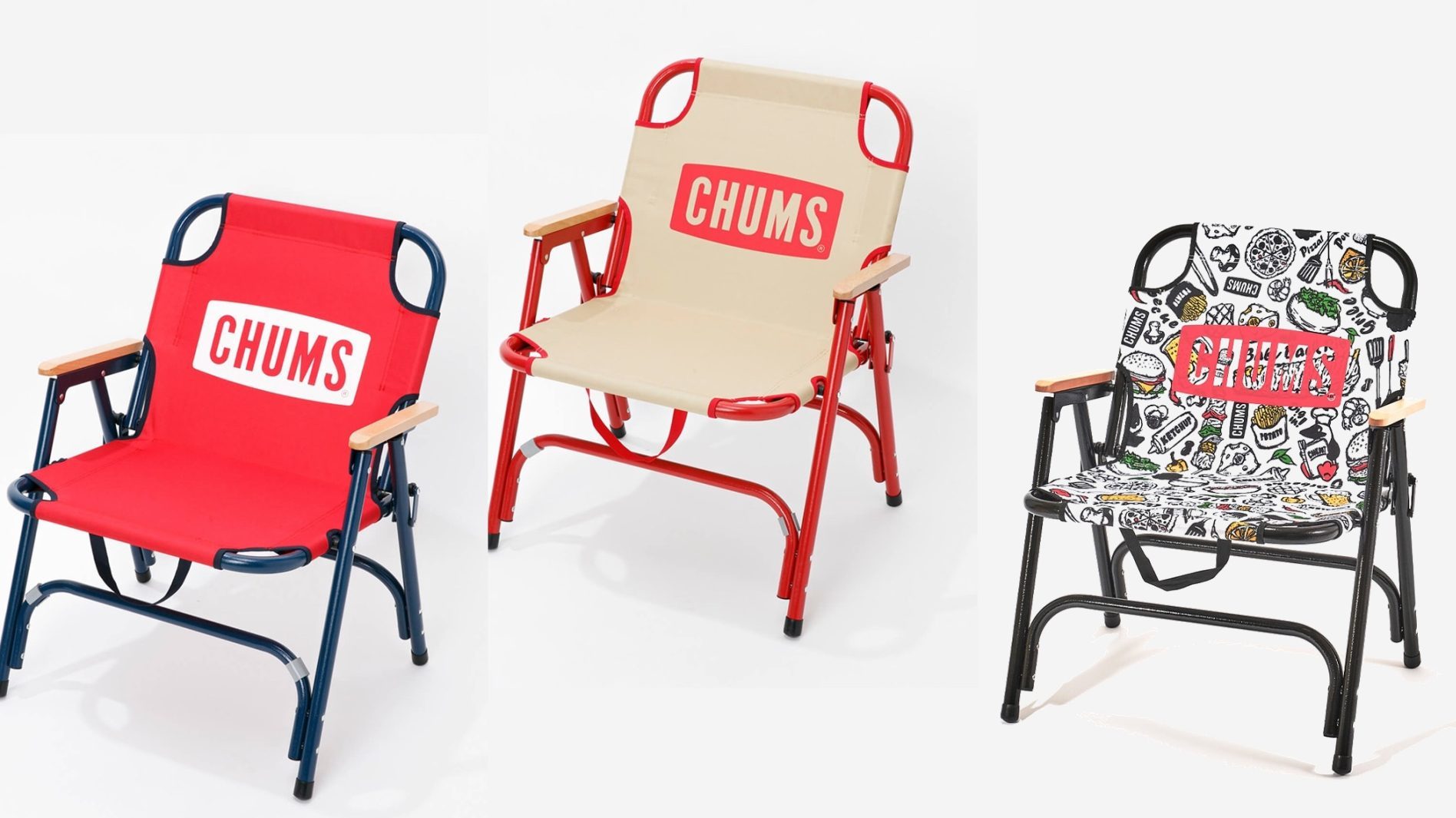チャムスから折りたたみ式ローチェア「チャムスバックウィズチェア
