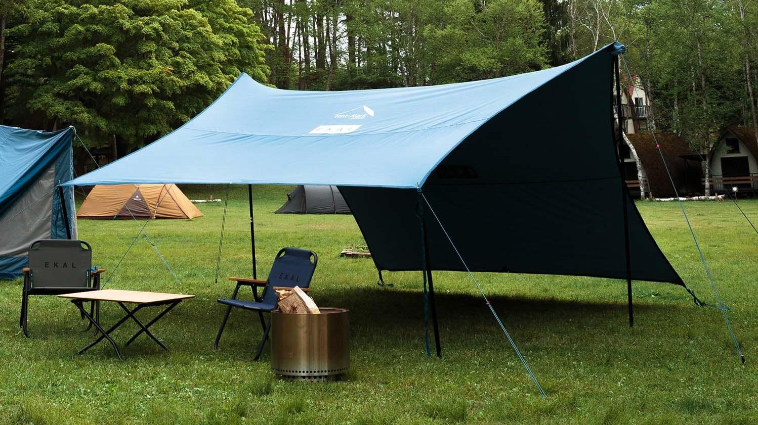 8/9発売】テンマクデザイン×EKAL「焚火タープTCコネクトヘキサ」別注