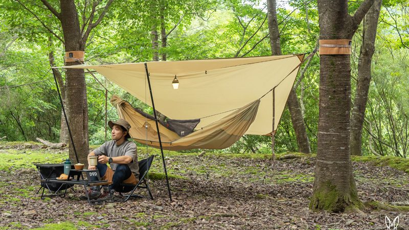DODからハンモックキャンプ一式セット「いつかのハンモック」登場