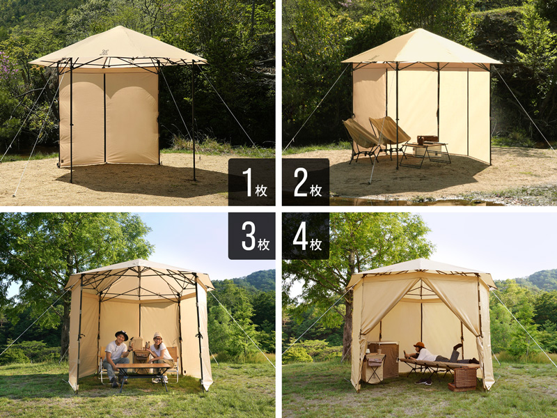 DODから自立式ワンタッチタープ「キノコタープ」登場 | キャンプレビュー