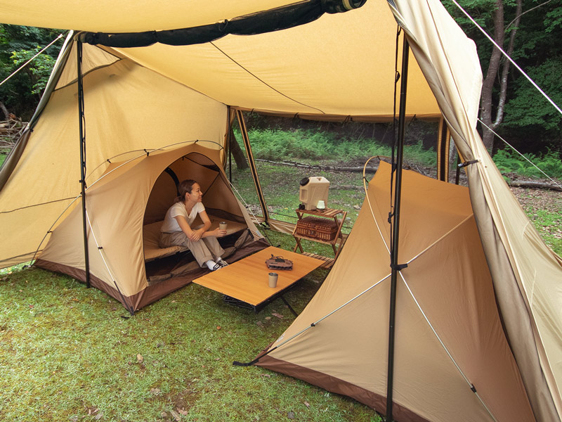 DODから人気シェルターテントのTC版「ヨンヨンベースTC」登場