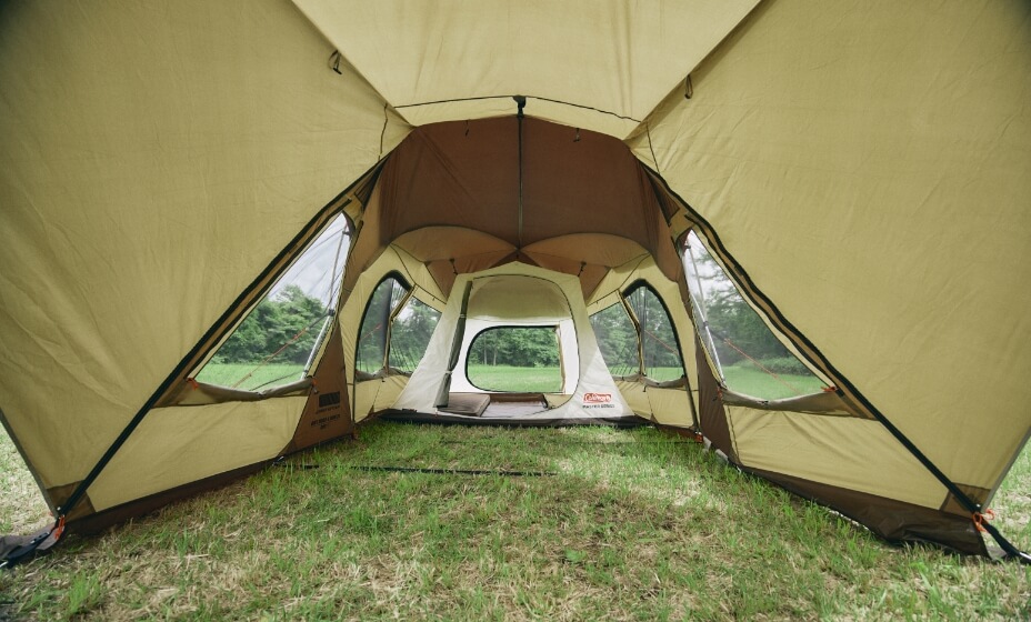 コールマン2022年新商品「4Sワイド 2ルームトリオ」 | キャンプレビュー