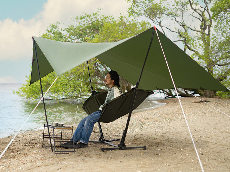 DODからスタンド付きハンモックセット「トゥリーイラヘン」登場