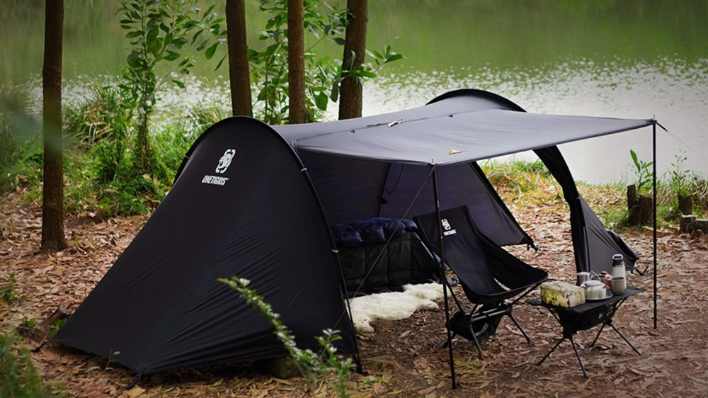 OneTigrisからブラックカラーの「COMETAトンネルテント」登場