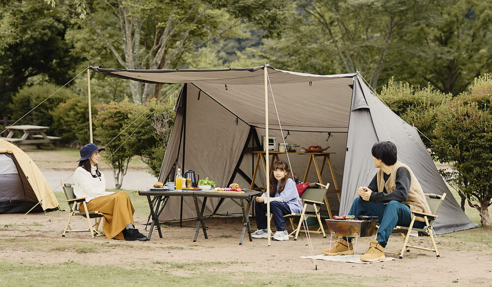 ワークマン2023年秋冬新商品「耐久撥水スクエアシェルター