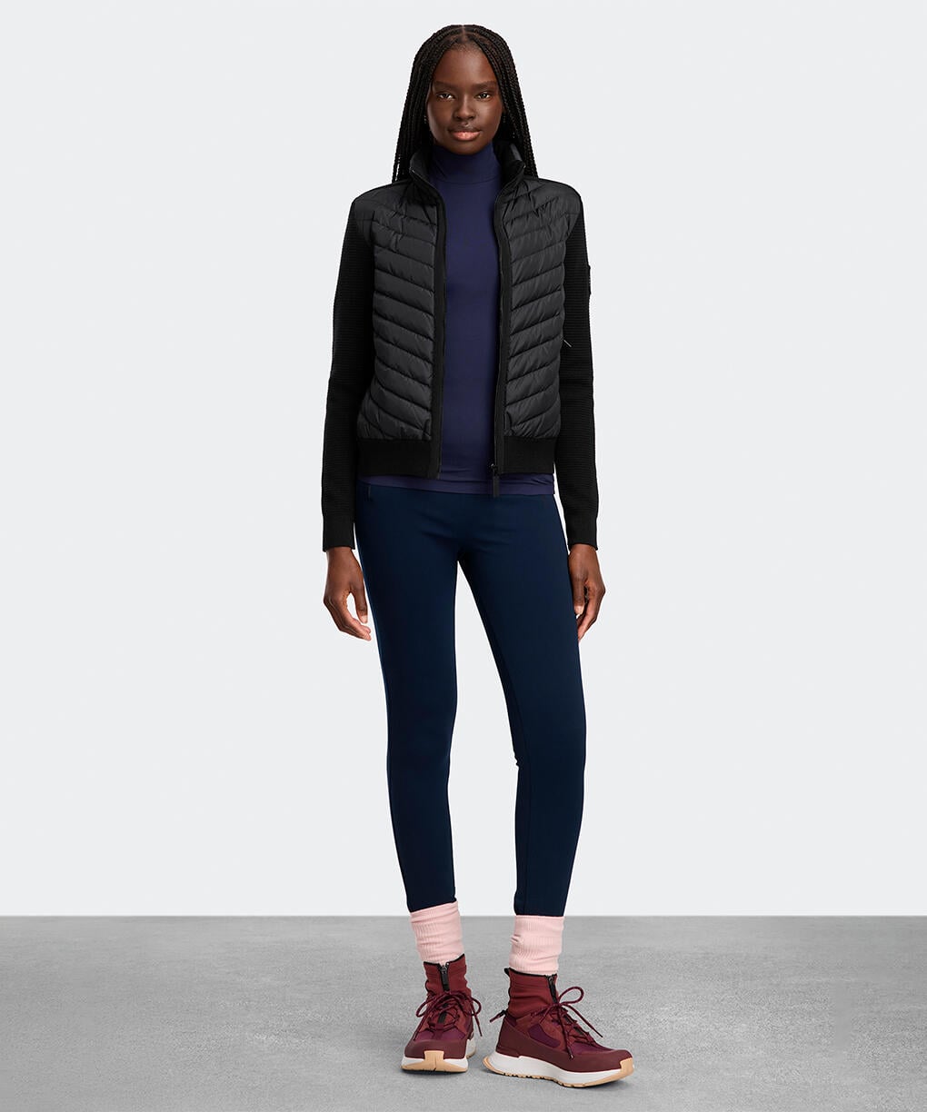 ハイブリッジ ニット ジャケット ブラックレーベル(6830LB)｜カナダ