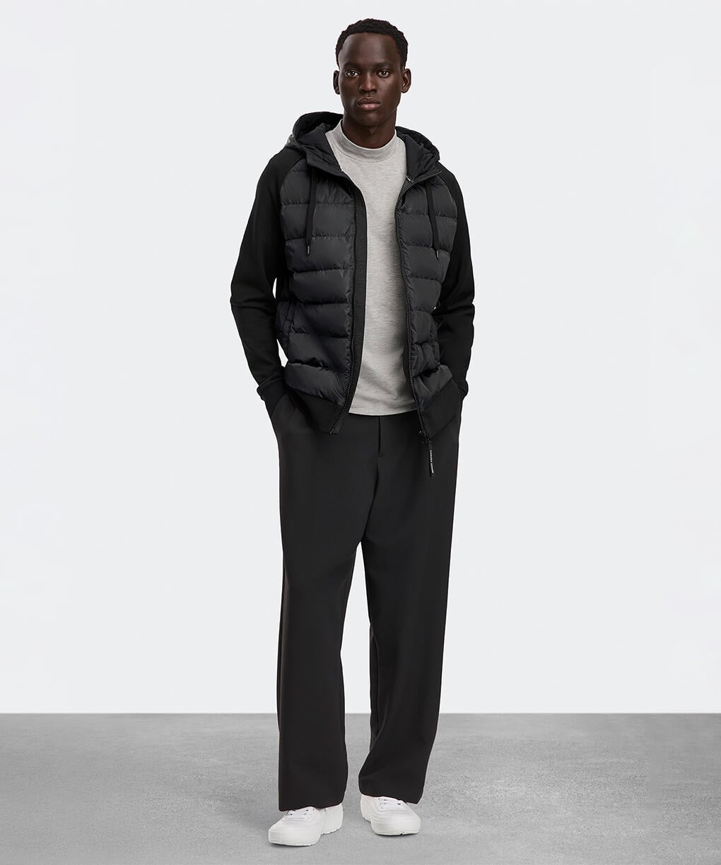 ハイブリッジ ニット ジャケット パッカブル(6893M)｜カナダグース